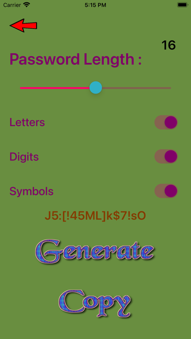 Screenshot #2 pour Encrypted Passcode Generator