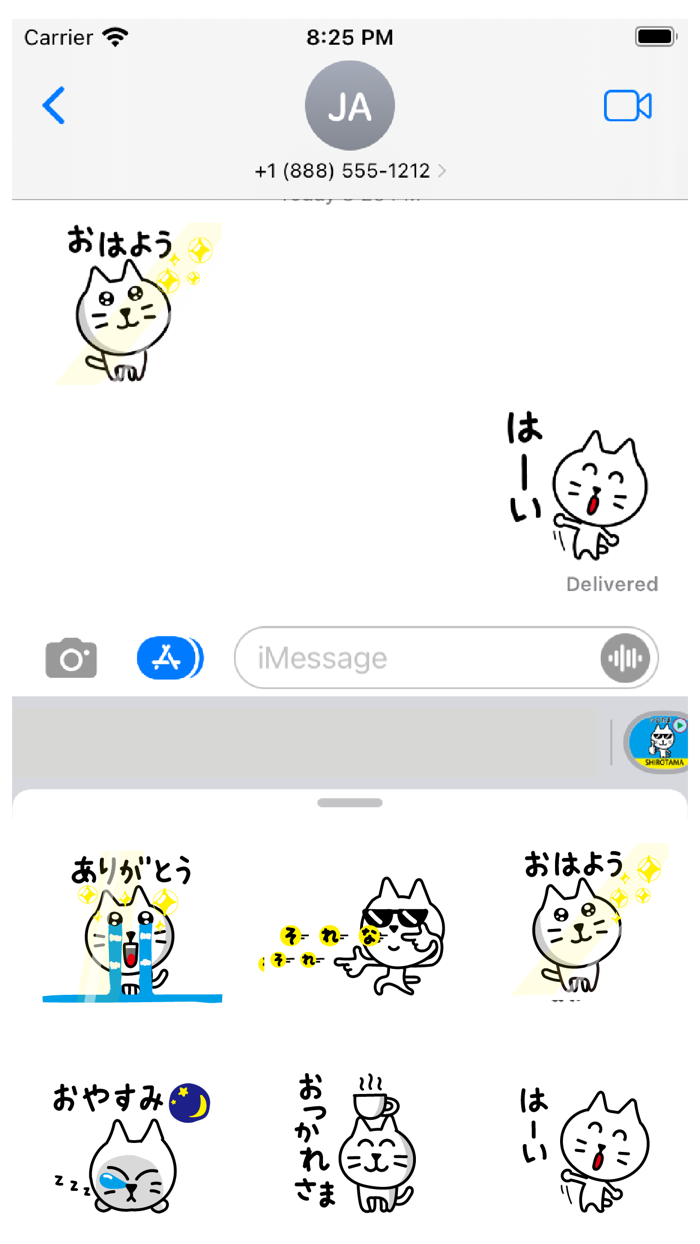 SHIROTAMA Cat 5 Sticker