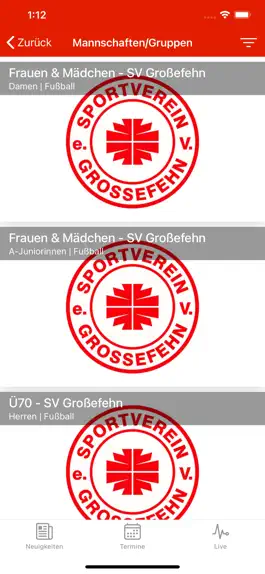 Game screenshot SV Grossefehn apk
