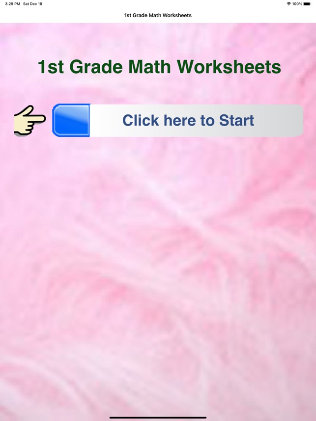 1st Grade Math-Worksheets on the App Store