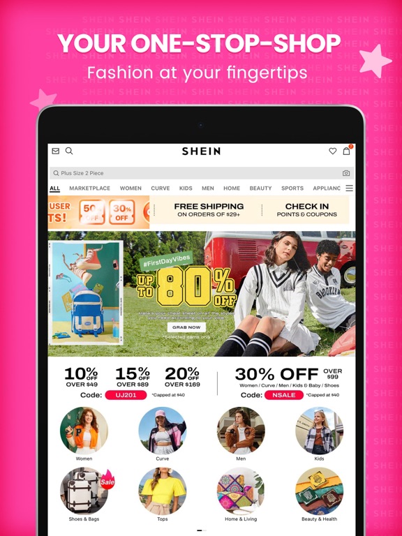 Shein on sale shopping online