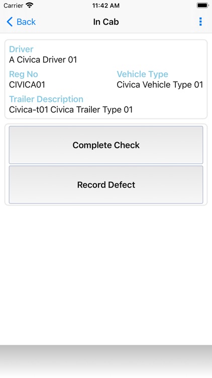 Civica Vehicle Checks