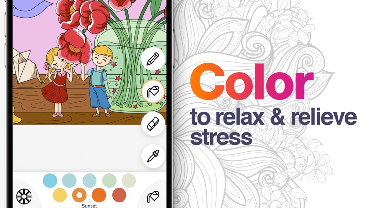 Coloring Book For Adults - Art screenshot-2