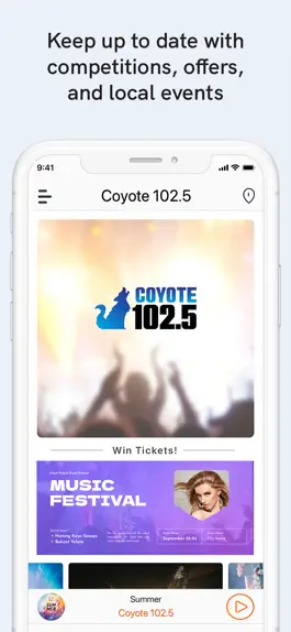 Game screenshot Coyote 102.5 hack