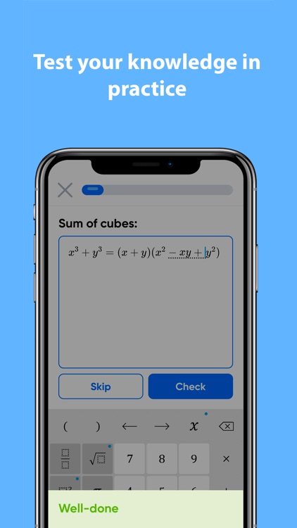 MathUp - learn math formulas