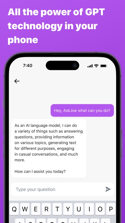 AskJoe: AI ChatBot