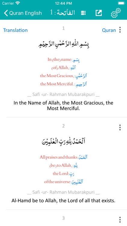 Quran English Word by Word screenshot-4