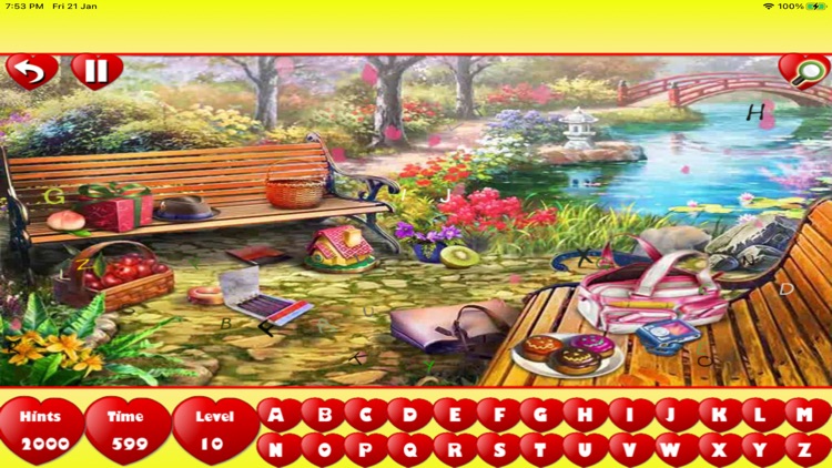 Valentine Hidden Alphabets screenshot-4