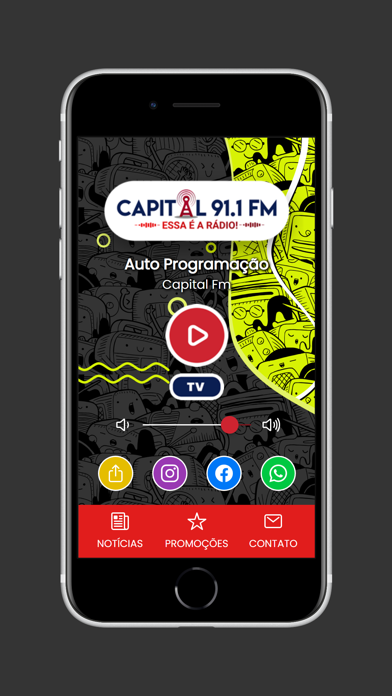 Rádio Capital FM 91.1のおすすめ画像1