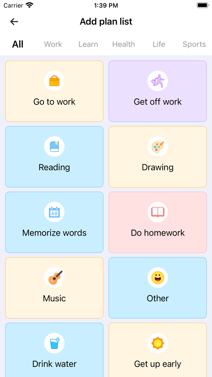 Punch Card Formulation
