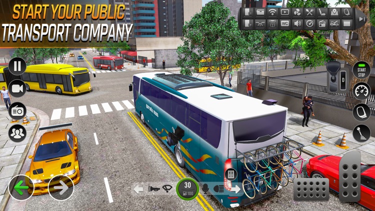 #1 bus driving simulator pro +