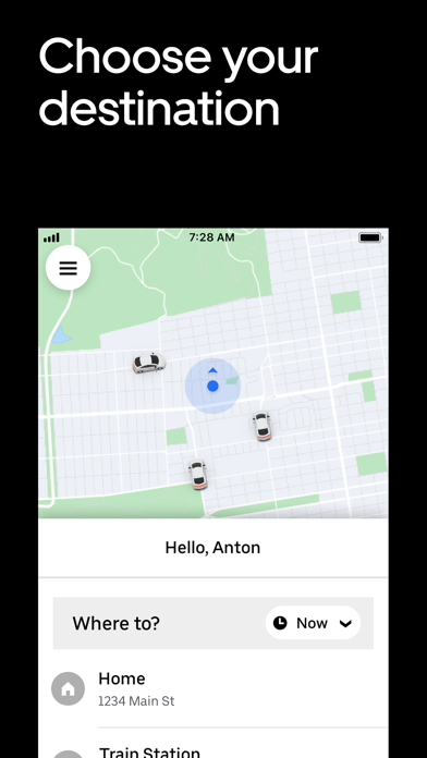 Uber screenshot 1
