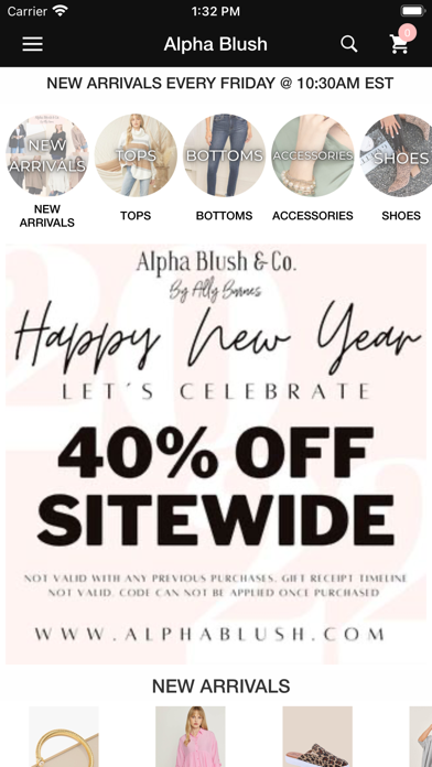 Alpha Blush Boutique screenshot 1
