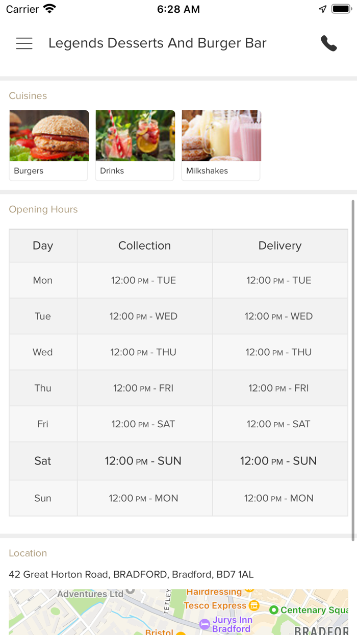 Legends Dessert And Burger Bar