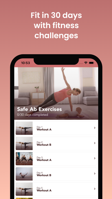 Fit Mom - Postnatal Workouts screenshot 3
