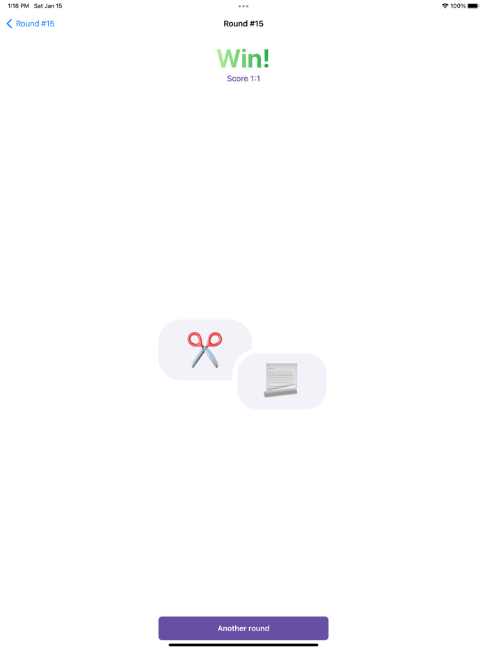 Rock Paper Scissors App