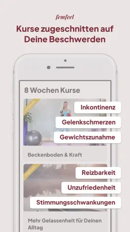 Game screenshot femfeel: Die Wechseljahre App apk