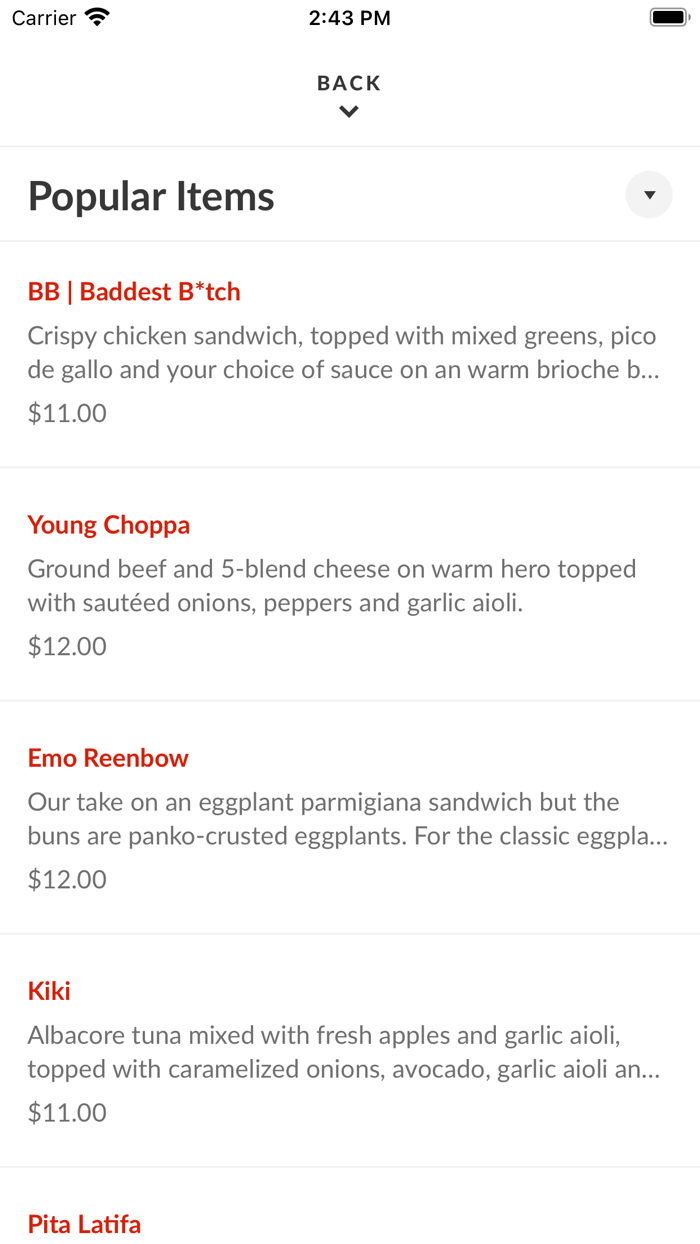 Sandwich Girl Cafe - SG