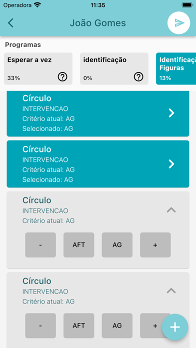 ABA+ Coleta de Dados Screenshot