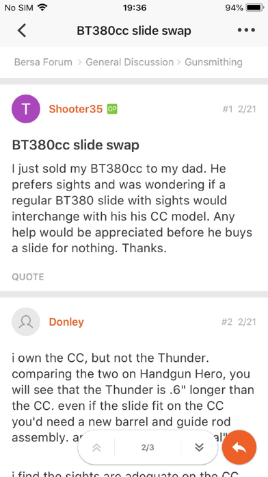 Bersa Firearms Forum PC 용