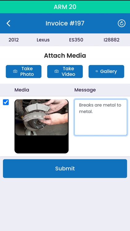 Auto Repair Manager-Media App