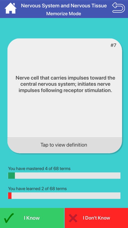 Nervous System Flashcards screenshot-3