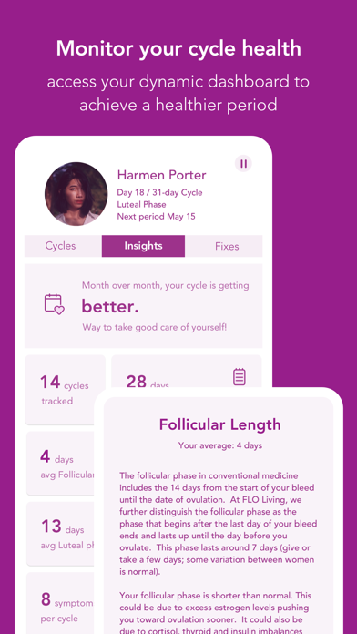 MyFLO Period Tracker screenshot1