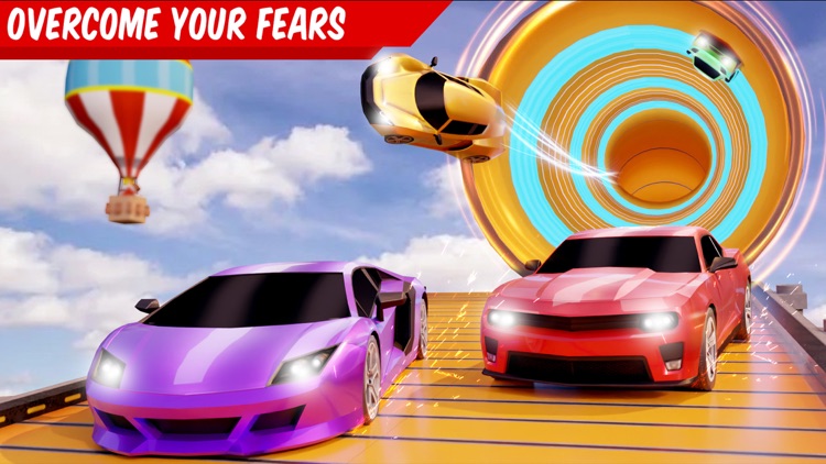 Rooftop Jump Car Stunts Racing screenshot-4