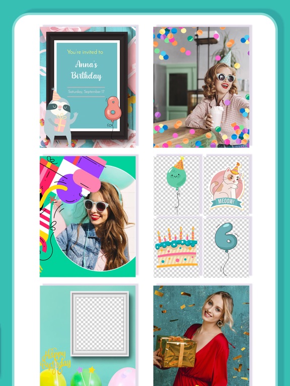 Happy Birthday Cards & Frames screenshot 2