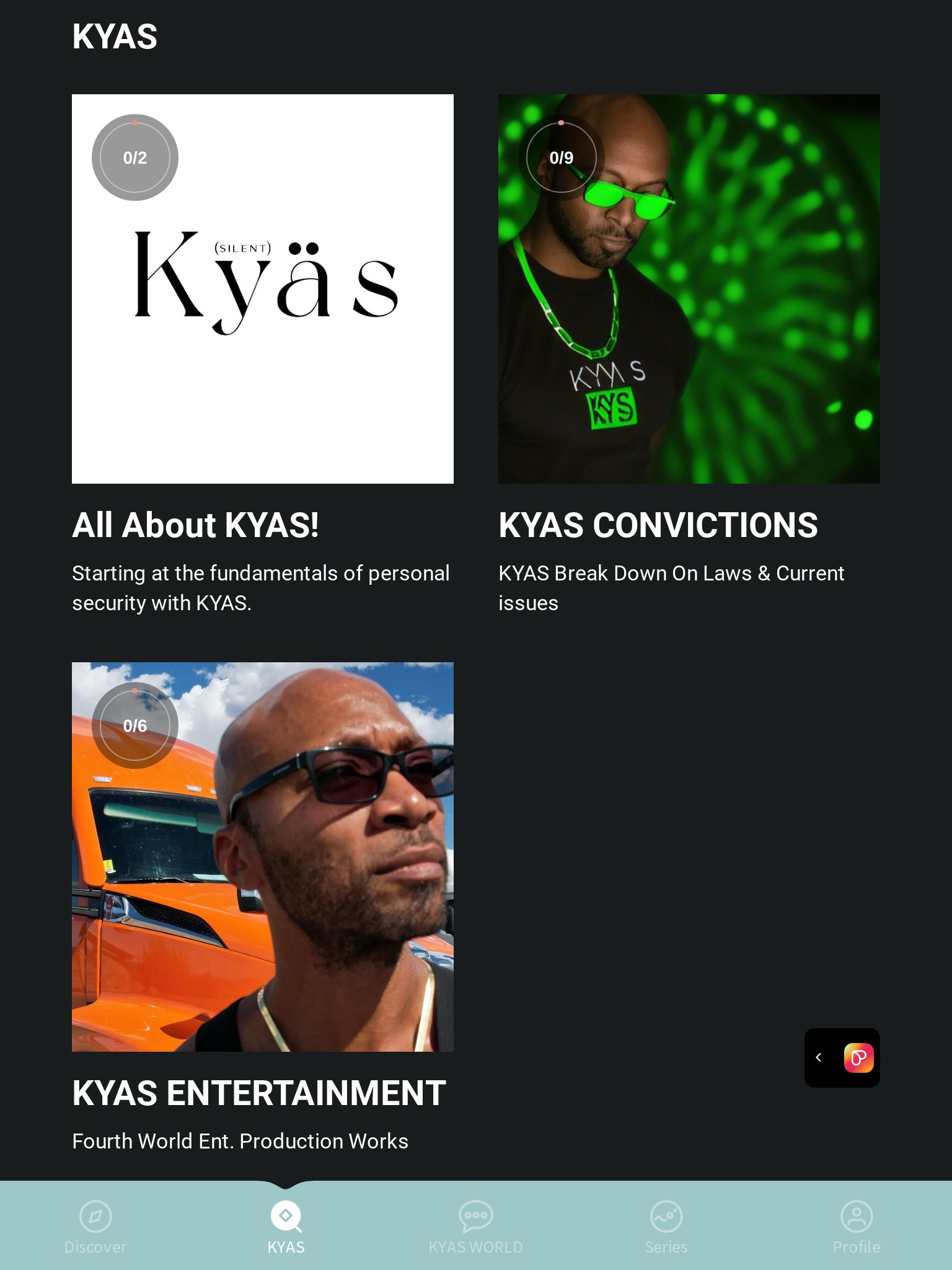 KYAS screenshot 2