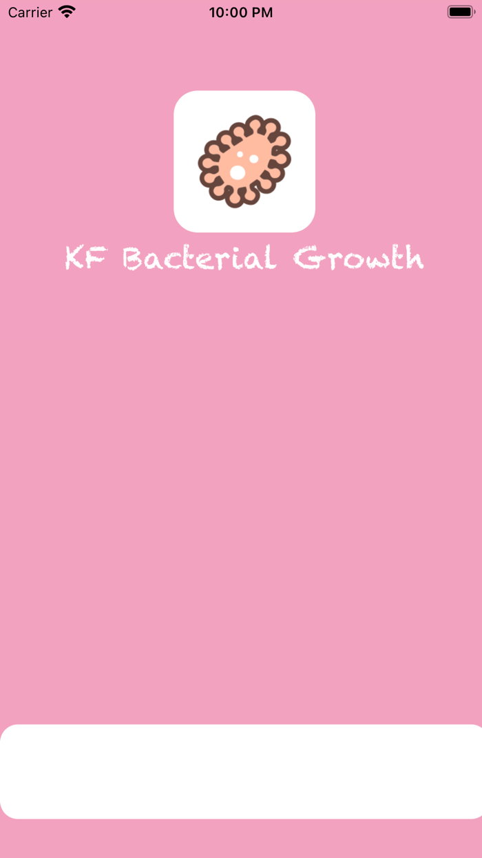 KF Bacterial Growth