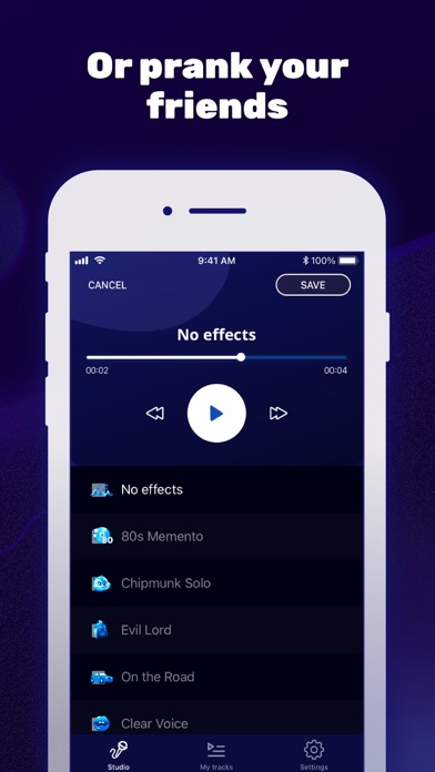 Voice Shifter - Vocal effects screenshot 4