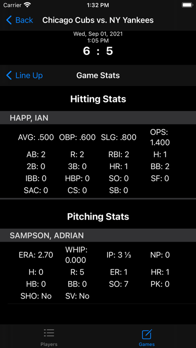 Baseball Stats Pro 365 screenshot 4