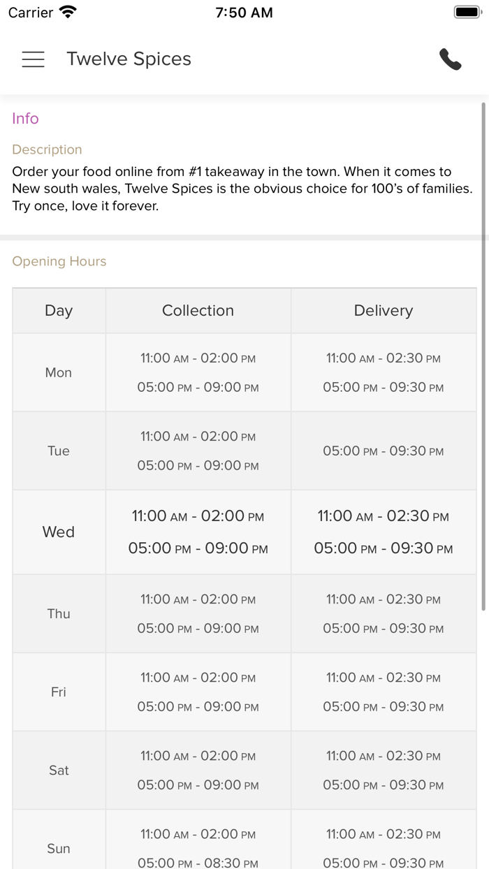 Twelve Spices Canley