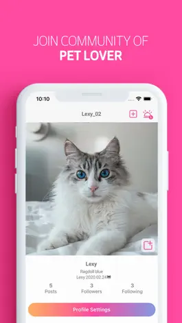 Game screenshot PetUP - Pet Social Network hack