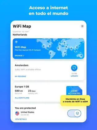 Imágen 6 WiFi Map: Internet, eSIM, VPN iphone
