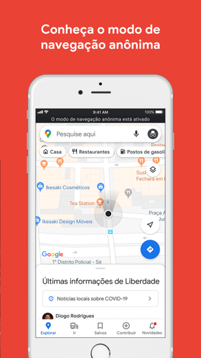 Google Maps -trânsito & comida captura de tela 2