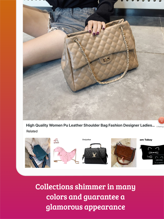 Women bag fashion store online screenshot 2