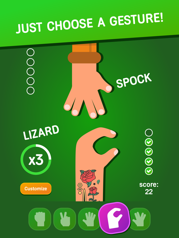 RockScissorsPaper Lizard Spock screenshot 3
