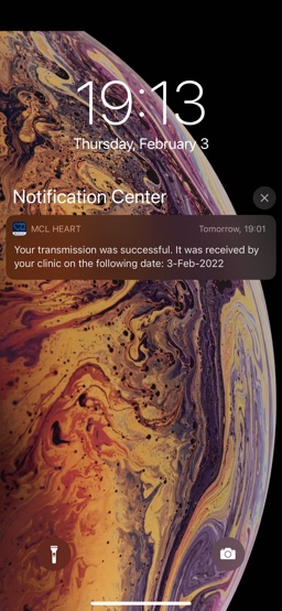 MyCareLink Heart™ app screenshot