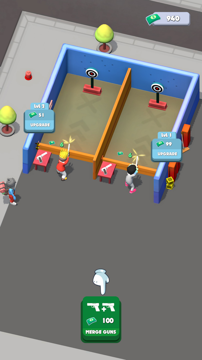 Shooting Area - Idle Clicker