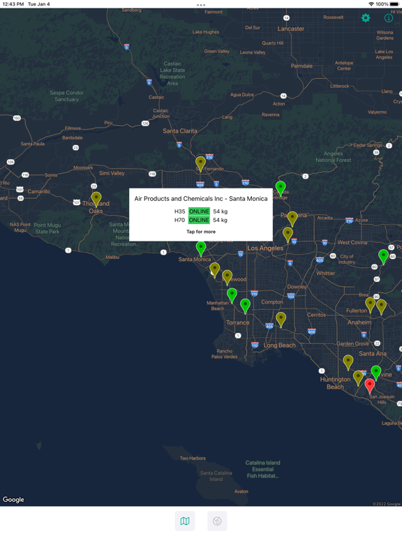 Hydrogen Stations USA screenshot 2