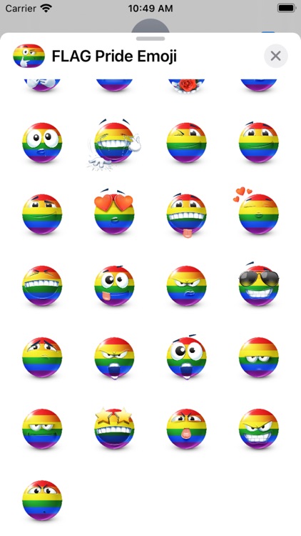 LGBTQA+ Flag Emoji screenshot-3