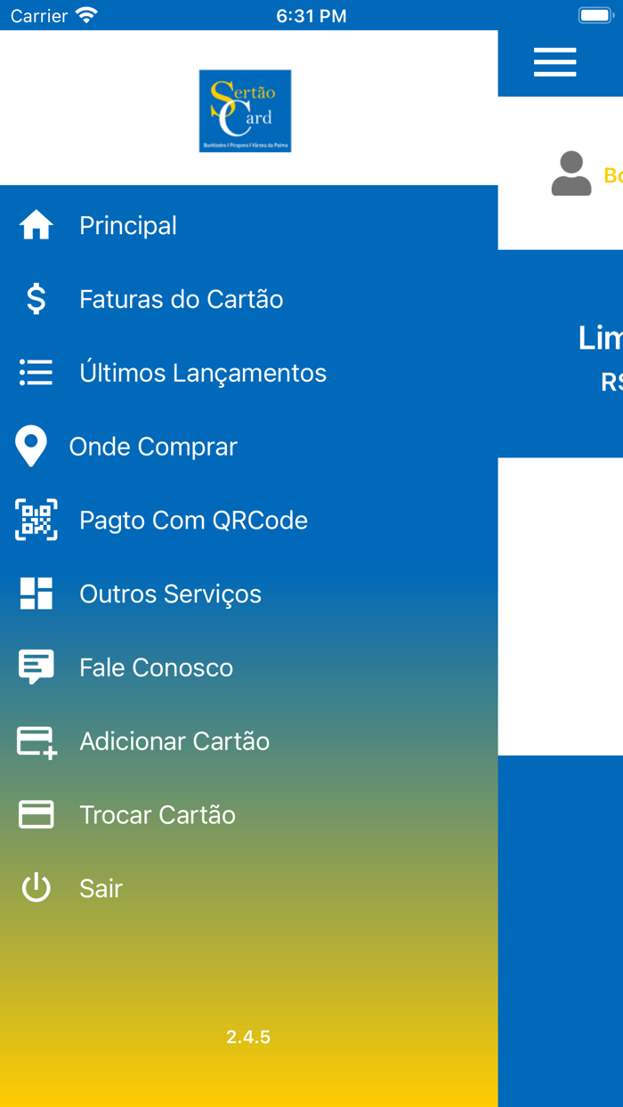 Cartão Sertão Card