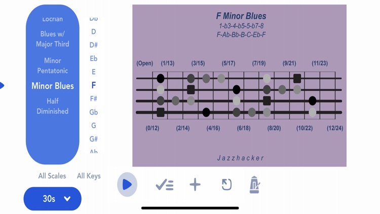 Jazzhacker Scales for 4x Bass screenshot-6