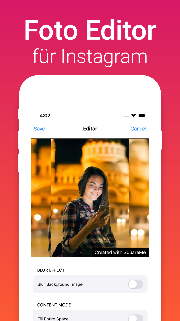 Square Crop Foto Editor