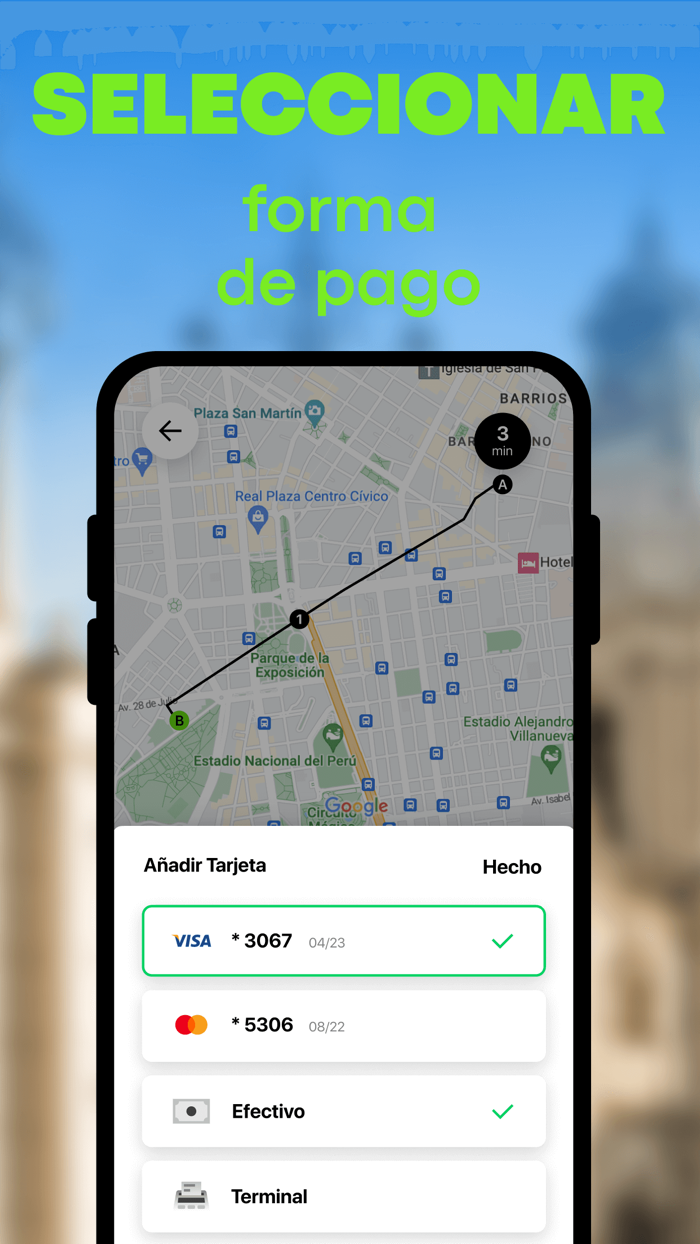 Hola Taxi Cabs in Lima, Peru