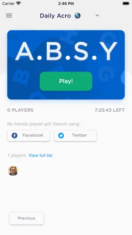 Game screenshot Acro: Daily Word Challenge hack