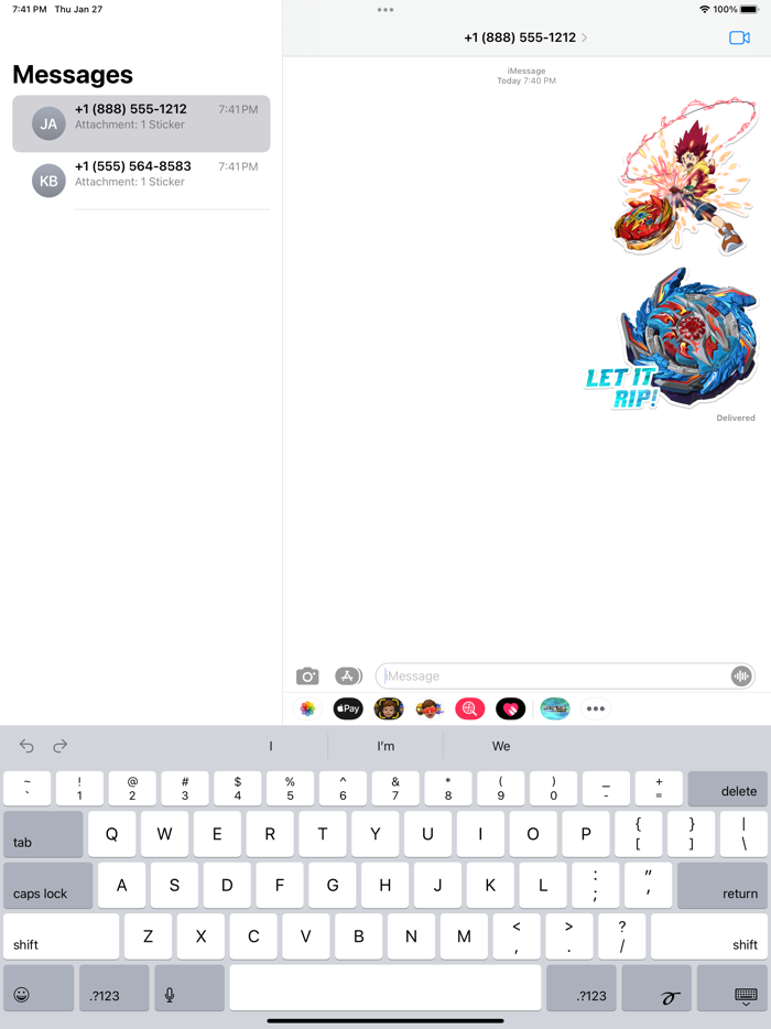 BEYBLADE BURST SURGE Stickers