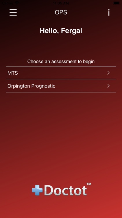 Orpington Prognostic Scale